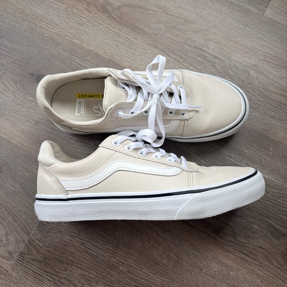 Women’s Vans Ward Deluxe - Tumble Leather Birch